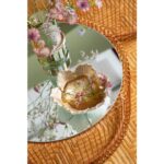 Deco Bowl Flower Bloom Cream Gold Ø20cm (6)