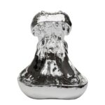 Deco Figurine Hungry Hippo Silver 17cm (5)