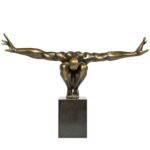 Deco Object Athlet Bronze 75cm