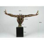 Deco Object Athlet Bronze 75cm (6)
