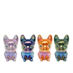 Money Box Shiny Puppies Blue 12cm  (3)