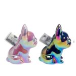 Money Box Shiny Puppies Purple 12cm (3)