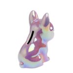 Money Box Shiny Puppies Purple 12cm (8)