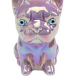 Money Box Shiny Puppies Purple 12cm (9)