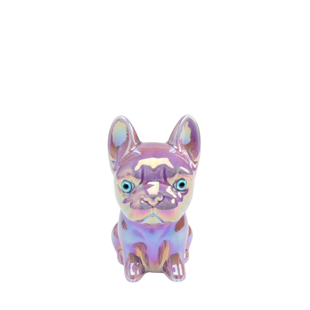 Money Box Shiny Puppies Purple 12cm Money Box Shiny Puppies Purple 12cm