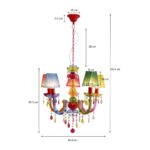 Pendant Lamp Starlight Shade 5 Branched (3)