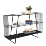 Shelf Mesh Black 120x78см