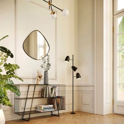 Shelf Mesh Black 120x78см (2)