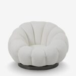 Swivel Armchair Nester White (5)