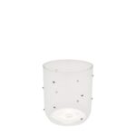 Tumbler Glam Dots Silver 9cm
