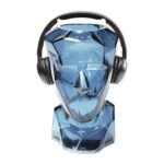 Vase Prisma Face Blue 30cm 1 (2)