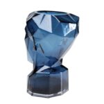 Vase Prisma Face Blue 30cm 1 (6)