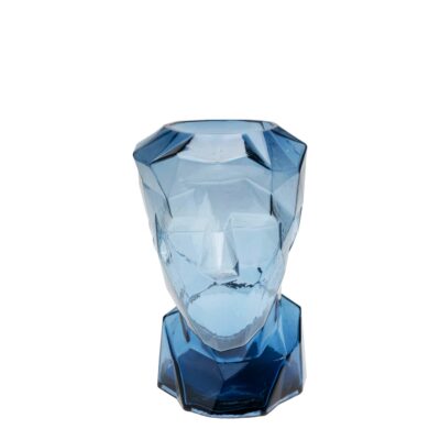 Vase Prisma Face Blue 30cm