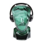 Vase Prisma Face Green 30cm (2)