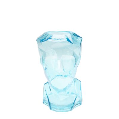 Vazo Prisma Face Blu e Çelët 30cm