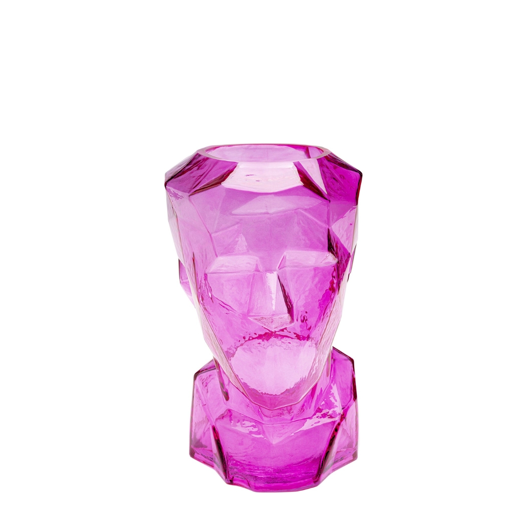 Vase Prisma Face Pink 30cm