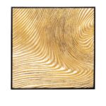 Wall Decoration Golden Waves 120x60cm (4)