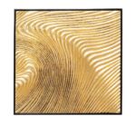 Wall Decoration Golden Waves 120x60cm (5)