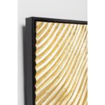 Wall Decoration Golden Waves 120x60cm (6)