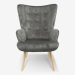 Armchair Fluffy Anthracite Natural (4)