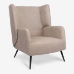 Armchair Mareta Gray Beige Black