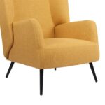 Armchair Mareta Yellow Black (10)