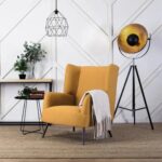 Armchair Mareta Yellow Black (3)