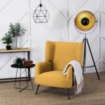 Armchair Mareta Yellow Black (4)