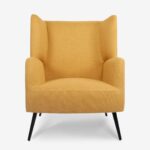 Armchair Mareta Yellow Black (5)