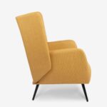 Armchair Mareta Yellow Black (6)
