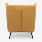 Armchair Mareta Yellow Black (8)