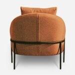 Armchair Palermo Dark Orange (5)