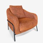 Armchair Palermo Dark Orange (6)