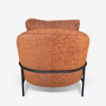 Armchair Palermo Dark Orange (7)