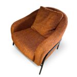 Armchair Palermo Dark Orange (8)
