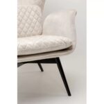 Armchair Tudor Velvet Creme (11)