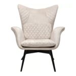 Armchair Tudor Velvet Creme (4)