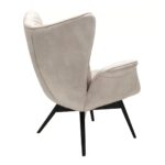 Armchair Tudor Velvet Creme (6)
