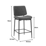 Bar Stool Kathy Walnut Gray (6)