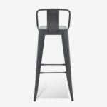 Bar Stool With Backrest Utopia Anthracite (10)