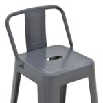 Bar Stool With Backrest Utopia Anthracite (12)