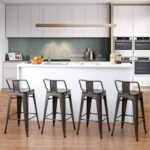 Bar Stool With Backrest Utopia Anthracite (2)