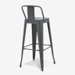 Bar Stool With Backrest Utopia Anthracite (7)