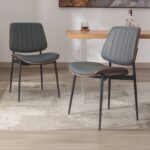 Chair Kathy Walnut Grey (2)