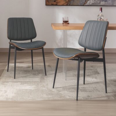 Chair Kathy Walnut Grey (2)