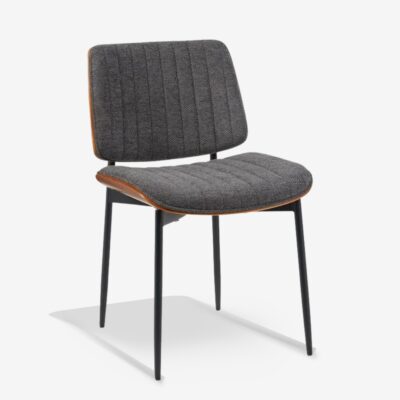 Chair Kathy Walnut Grey