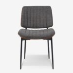 Chair Kathy Walnut Grey (6)