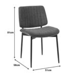 Chair Kathy Walnut Grey (8)