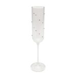 Champagne Glass Glam Dots Silver 25cm (2)