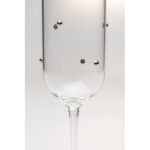 Champagne Glass Glam Dots Silver 25cm (6)